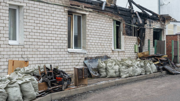 Professional Emergency Fire Cleanup technician working in Glenn Dale, MD